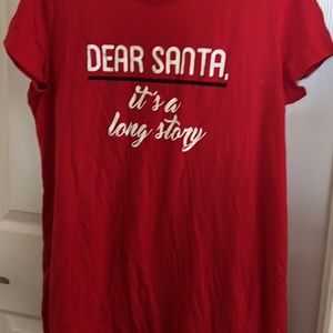 Dear Santa nightgown
